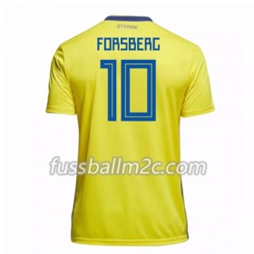Fußballtrikots Schweden Forsberg 10 Heim Trikotsatz WM 2018